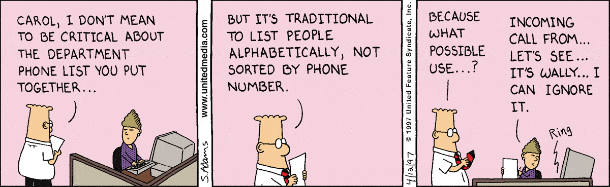 Dilbert Cartoon